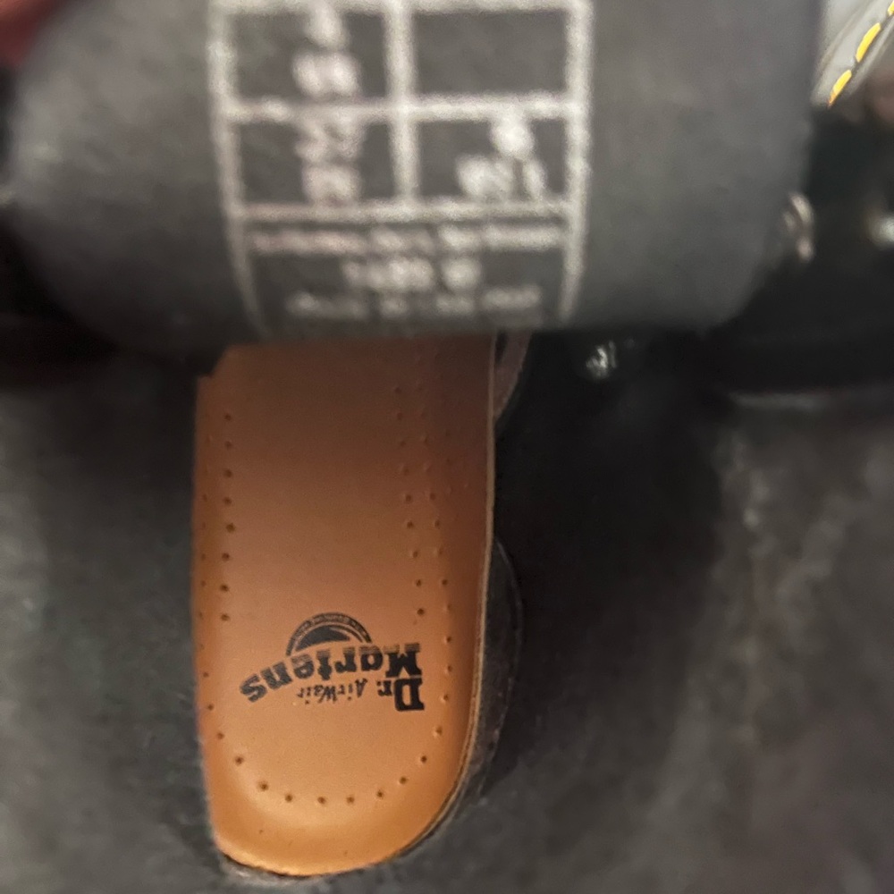 Dr. Martens Doc 1460 W Boots Black Patent Leather Size 6 - Picture 9 of 13